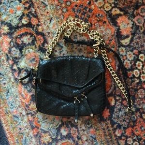 Henri Bender Crossbody snakeskin purse